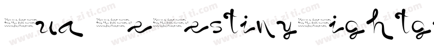 Jua ReDestinyLightgular字体转换